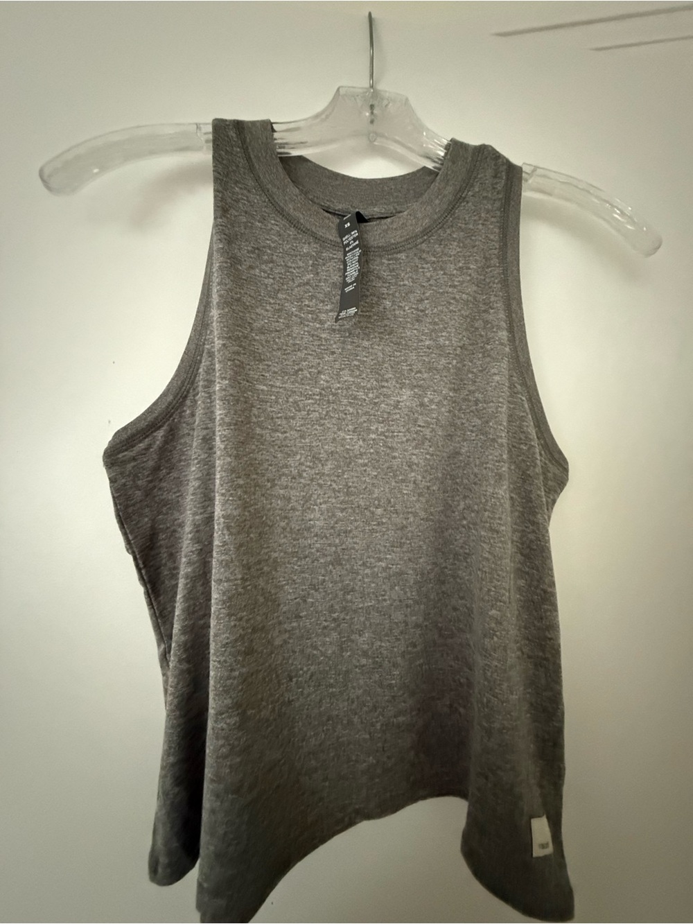 Vuori Gray Sleeveless Knit Tank Top